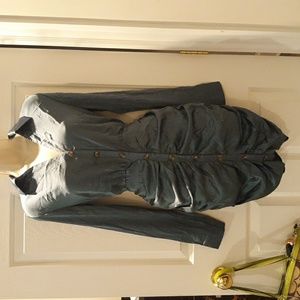 Classy collared shirt dress